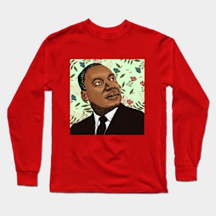 martin luther king illustration Long Sleeve T-Shirt